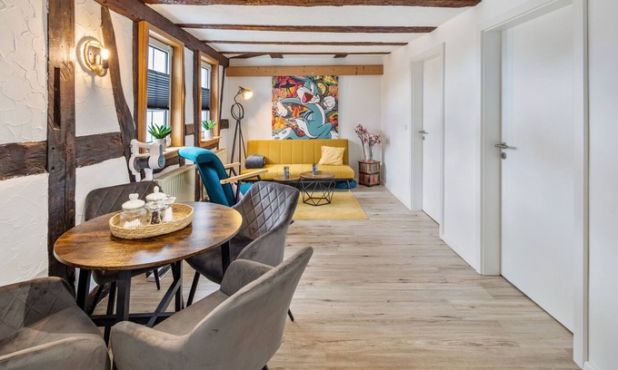 Alsfeld Apartment | Holiday Apartment 'Im Fachwerk' with Wi-Fi