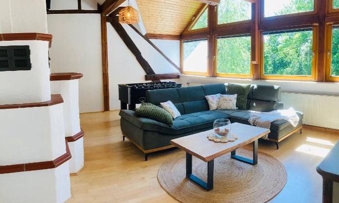 Hofgeismar Apartment | Holiday Apartment 'Kamineiche' with Private Garden and Wi-Fi