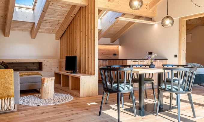 Santa Maddalena Apartment | Holiday Apartment 'Lippmöshof Furca' with Mountain View, Private Terrace and Wi-Fi