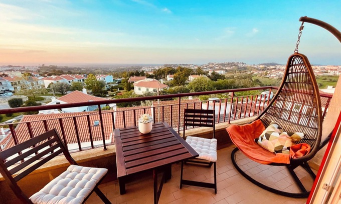 Almoinha Apartment | Holiday apartment or home office with a view of Lisbon & the Atlantic coast.