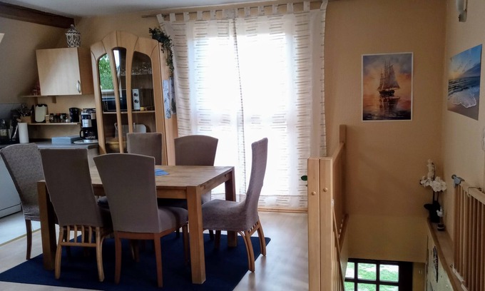 Schwasdorf Apartment | Holiday apartment OstFerienhof RemlinPool, sauna, hot tub