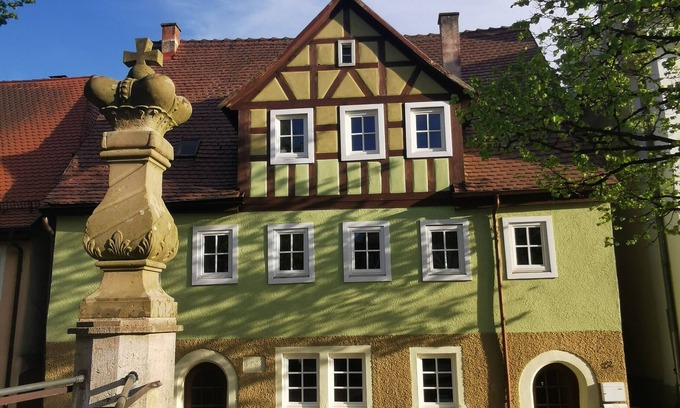 Langenburg Apartment | Holiday Apartment "Panoramablick" with Mountain View, Balcony & Wi-Fi