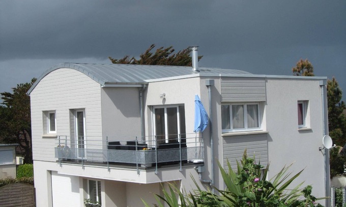 Lindbergh Plage House | Holiday apartment Portbail for 1 - 4 persons with 2 bedrooms - Holiday house