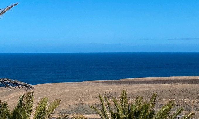Betancuria Apartment | Holiday Apartment 'Sonneninsel Fuerteventura' with Sea View, Communal Pool and Wi-Fi