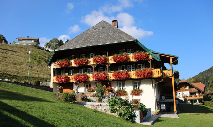 Todtmoos Apartment | Holiday Apartment "Talblick" with Balcony, Shared Terrace & Wi-Fi
