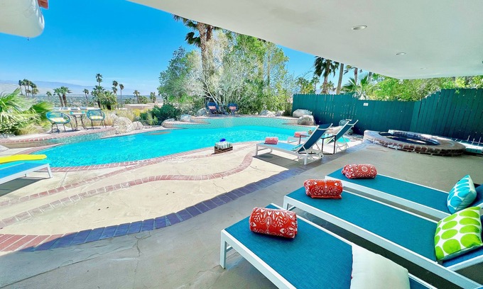 Chino Canyon House | Holiday Hill House - Views, Pool/Spa, Pickleball, Pool Table, Ping Pong