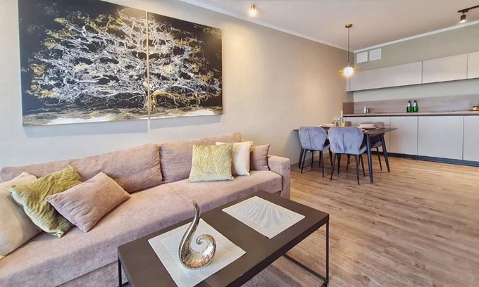 Miedzyzdroje Apartment | HOLIDAY HOME Bel Mare 314e z sypialnią i balkonem