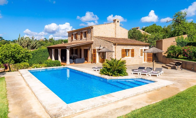 S Horta House | Holiday Home "Cas Batlet Antonia" with Pool, Terrace, Sea & Mountain View