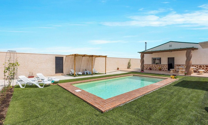La Lantejuela House | Holiday Home "Casa Rural Rafael" with Private Pool, Private Terraces & Wi-Fi