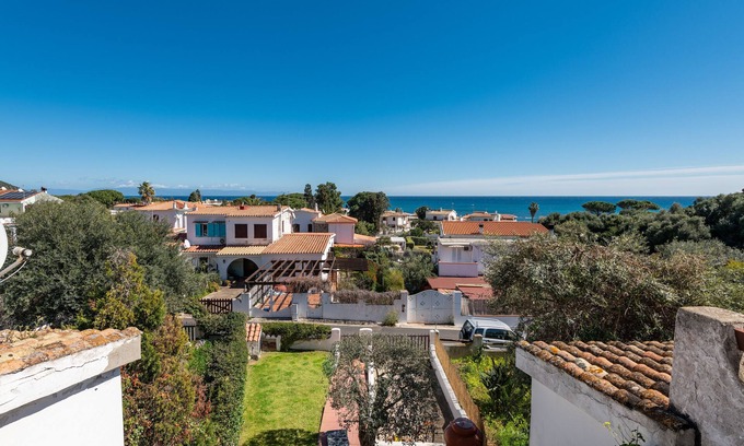 Sarroch House | Holiday Home "Damiano" with Sea View, Garden & Wi-Fi