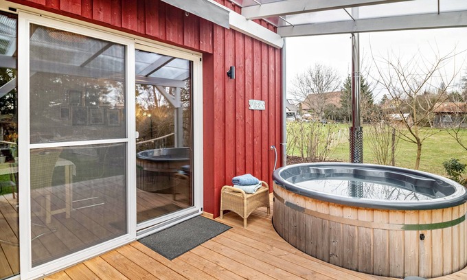 Ebersbach-Musbach House | Holiday Home 'Vroni' with Private Terrace, Private Garden, Whirlpool and Wi-Fi