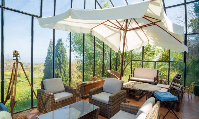 Piedimonte Etneo House | Holiday Home 'Etnalodge' with Sea View, Private Terrace and Wi-Fi