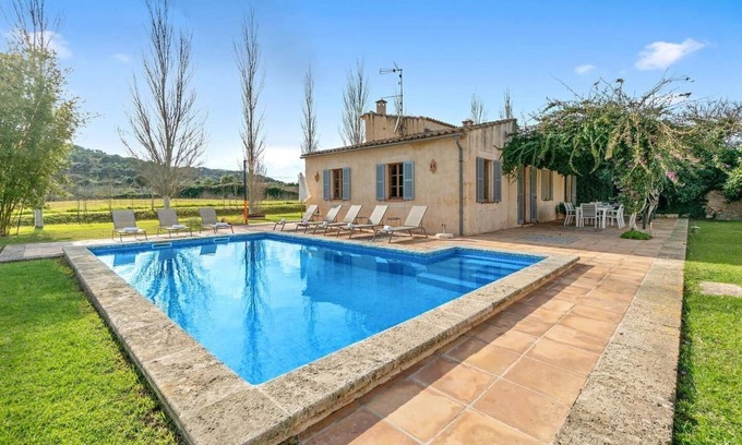 Son Servera House | Holiday Home 'Es Molí De Son Comparet' with Mountain View, Private Pool and Wi-Fi