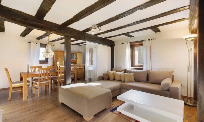 Stumpertenrod House | Holiday Home 'Gemütliches In Feldatal' with Shared Garden, Balcony and Wi-Fi