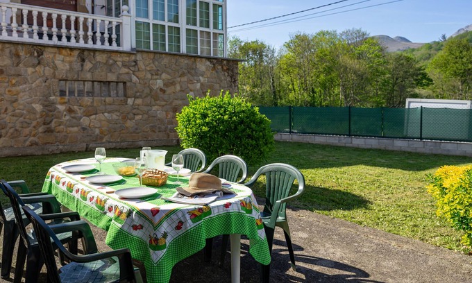Villamayor House | Holiday Home "La Buhardilla de Solavega" with Mountain View, Private Terrace & Wi-Fi