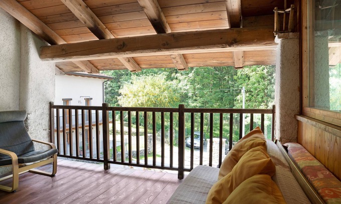 Peveragno House | Holiday Home 'Lupus In Fabula' with Mountain View, Private Terrace and Shared Garden