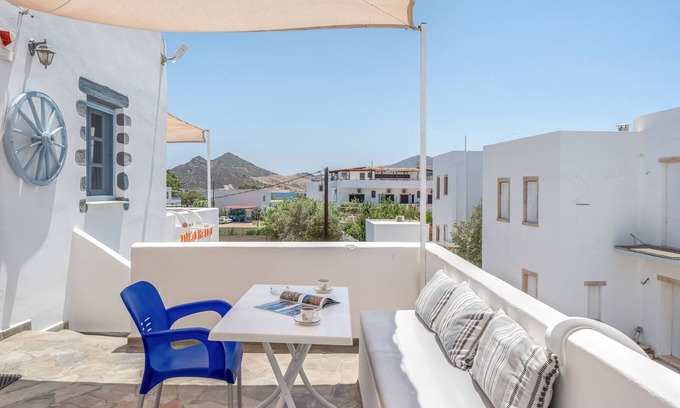 Grikos House | Holiday Home 'Pico Bello Patmos 18' with Sea View, Wi-Fi and Air Conditioning
