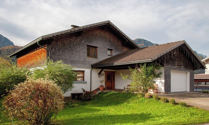 Bizau House | Holiday Home “Villa Kanisblick” with Mountain View, Garden & Wi-Fi