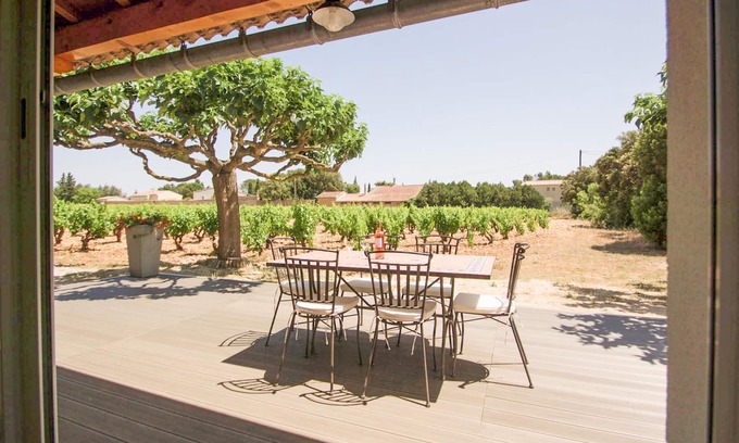 Sorgues House | Holiday home with airco in beautiful wine region