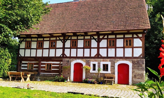 gmina Pielgrzymka House | Holiday home with swimming pool and private sauna for 8 people