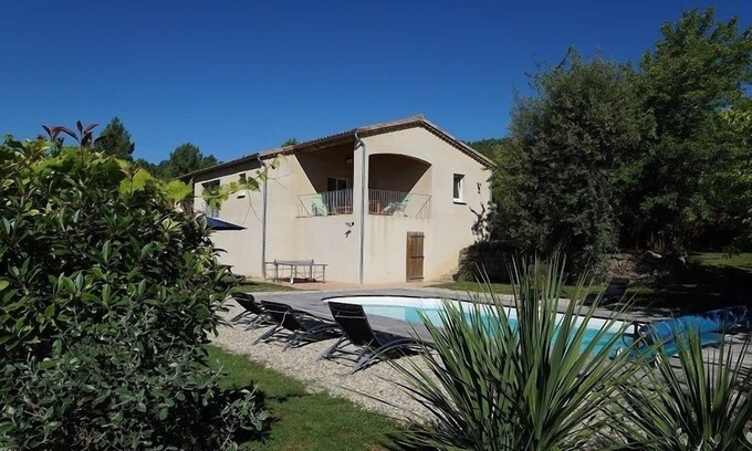 Les Salelles House | Holiday house, south Ardèche, for 8/10 people, pets allowed.