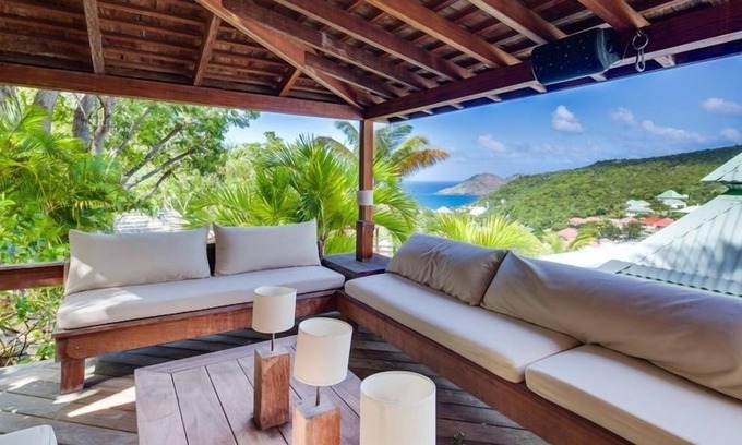 Flamands Villa | holiday vacation villa Caribbean, st. barts, st. barths, pool, wi-fi internet, view, garden, walk to beach, short term l