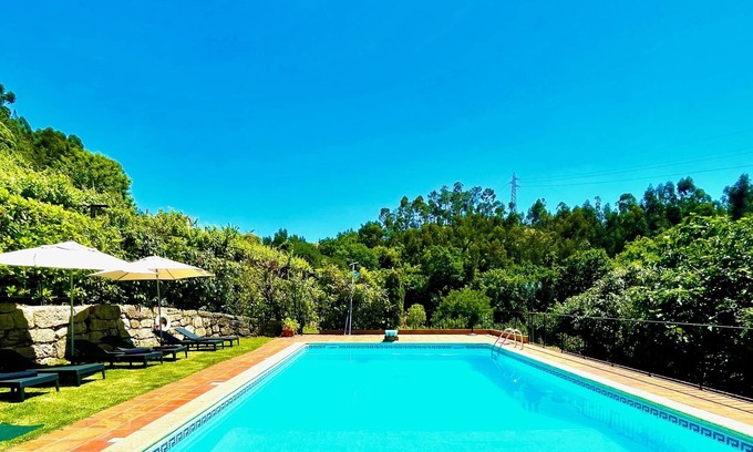 Mosteiro Villa | Holiday Villa Portugal Private POOL Diving Board BBQ Internet Games Room
