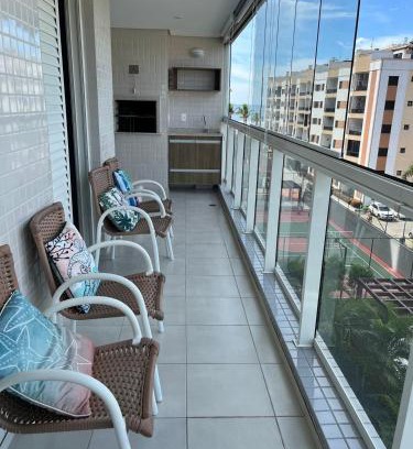 Centro Apartment | Home 12| Ap piscina aquecida pé na areia Bertioga