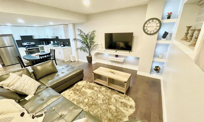 Northwest Edmonton Apartment | Home away from home-walking distance from Albany market square