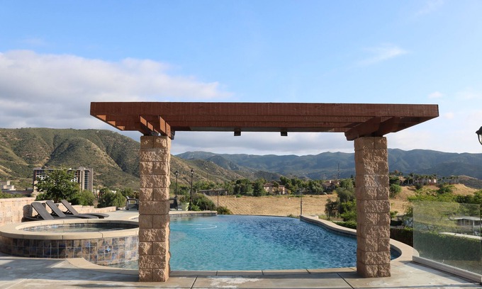 El Cajon House | Home with infinity pool, hot tub, and mountain views. Pet-Friendly!