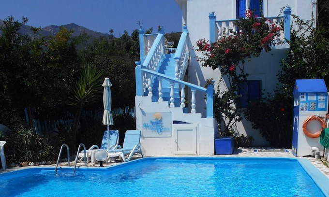 Marathokampos Apartment | Homerez - 20 m away from the beach! Nice appartement for 3 ppl. with shared pool