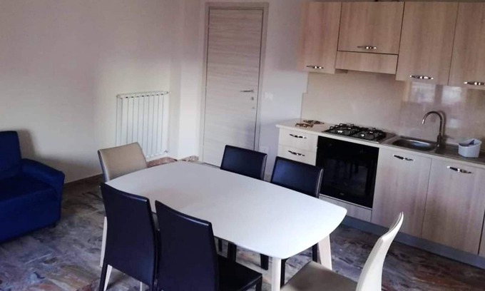Guardavalle Marina Apartment | Homerez - 300 m away from the beach! Appartement for 4 ppl. with balcony