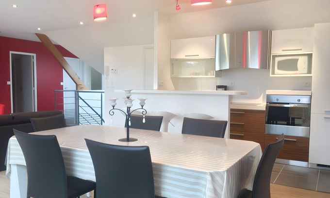 Planguenoual Apartment | Homerez - Apartment Lamballe, sea view