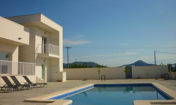 Abanilla Villa | Homerez - Big villa for 10 ppl. with shared pool, garden and terrace at Abanilla