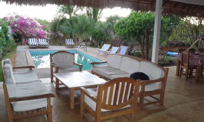 Nosy Be House | Homerez - Bungalow in Andilana, pool and sea view