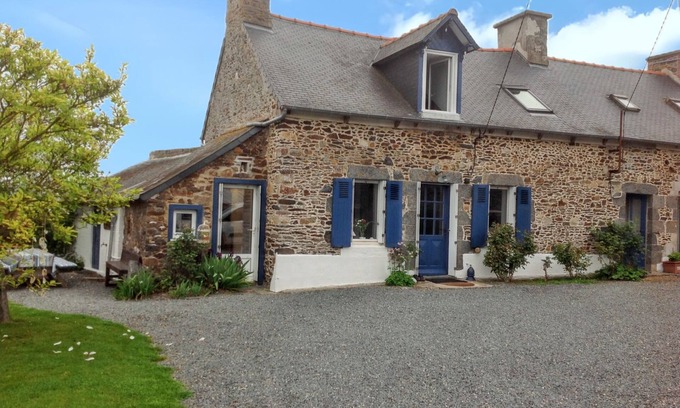 Pordic House | Homerez - Charming House in Pordic with Fireplace and Enclosed Garden