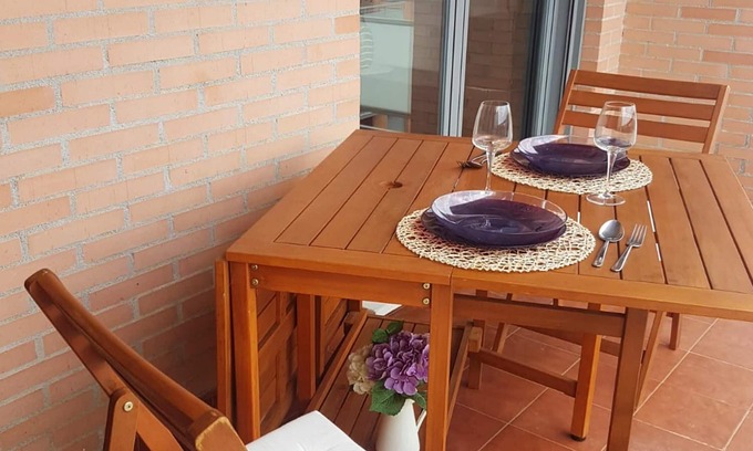 Ciruena Apartment | Homerez - Nice apartement for 4 ppl. with shared pool and terrace at Cirueña
