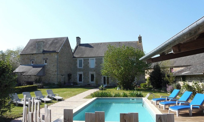 Le Locheur Villa | Homerez - Spacious villa with private pool at Le Locheur