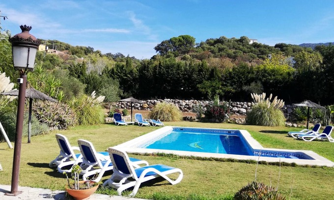 Ubrique Villa | Homerez - Villa for 16 ppl. with swimming-pool, garden and terrace at Ubrique