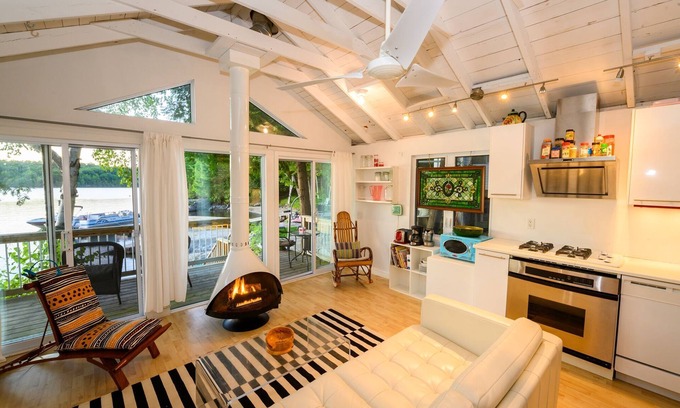 Frontenac Cottage | honeymoon cottage all yours, view, lakefront, hot tub