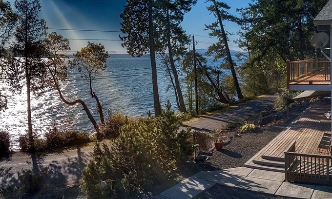 Brinnon House | Hood Canal Waterfront Home Fantastic Views Crab, Boat, Kayak, Fire Pit, Hot Tub