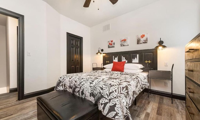 Lawrenceville House | HostWise Stays - Prime Location in Lawrenceville, Exposed Brick 2BR Home