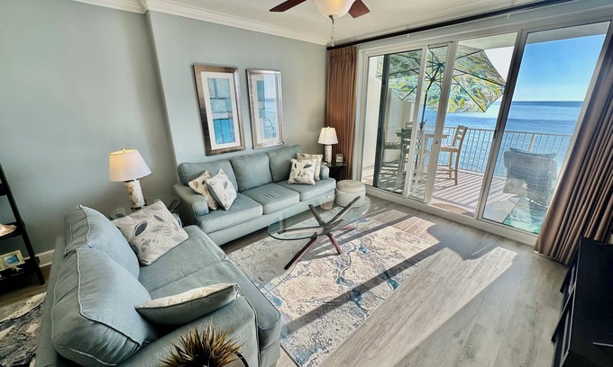 Panama City Beach Condo | Hot Aug & Sept Specials! Beach-Front Condo, Free Beach Chairs, Low Floor