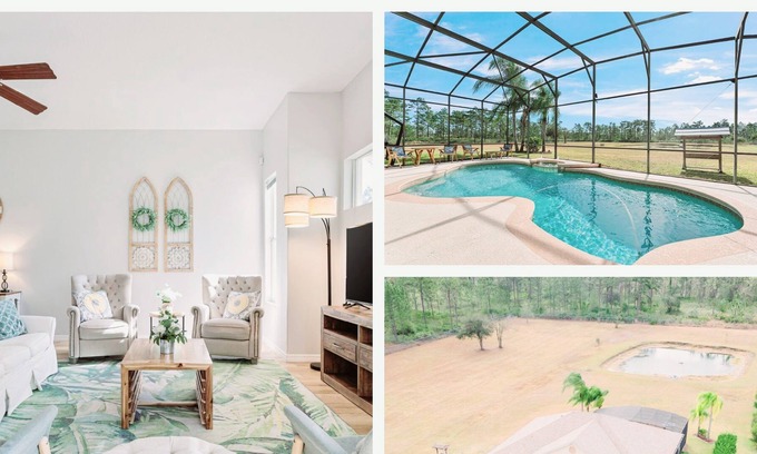 Wedgefield House | Hot Tub and Heated Pool on over 4 acres! Super quiet, peaceful, and private!