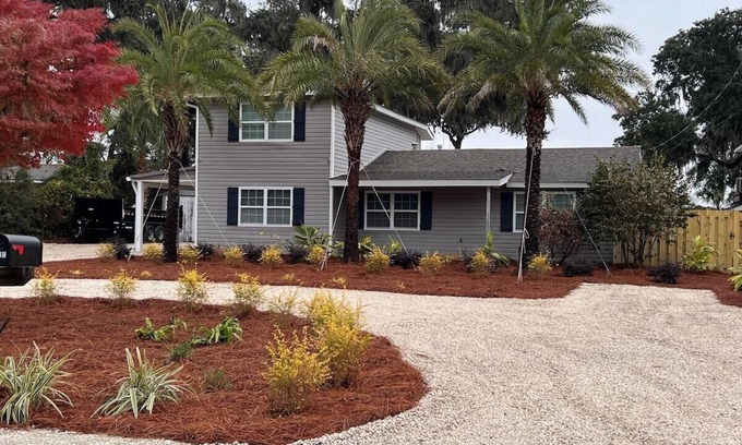 Whitemarsh Island Cottage | Hot Tub, Fire Pit, Savannah, Tybee