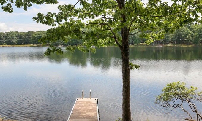 Pocono Mountain Lake House | Hot Tub, Lakefront, Indoor Pool, Hiking, Arcade Games, Fireplace
