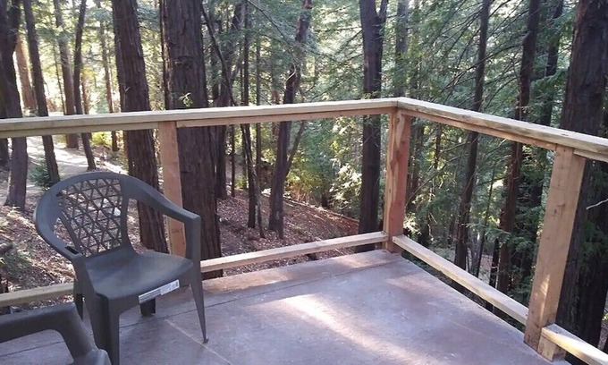Los Gatos House | Hot tub treehouse in the redwoods