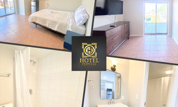 Indianapolis Apartment | Hotel Indy Balcony Room