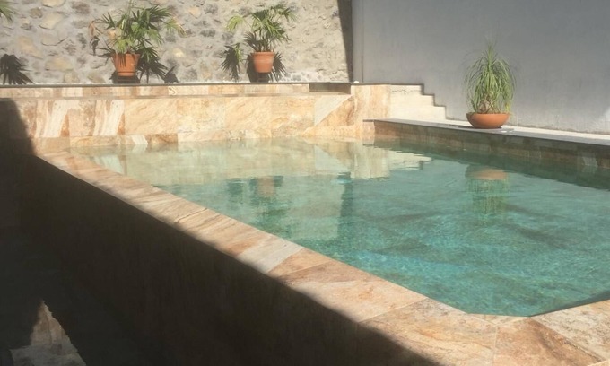 San Blas Hotel | Hotel Room #1, 2 Queen Beds, Private Bath, Pool & Spa with Hidromassage