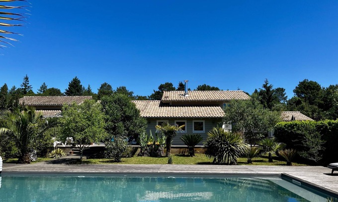 Saubion House | House 150m² air-conditioned, 4 bedrooms, 2 bathrooms, heated pool 11x5m, 15 mn from the ocean